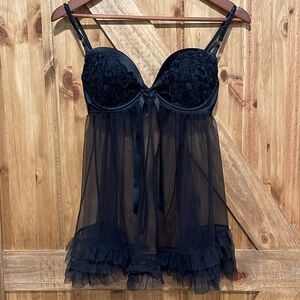 Victoria’s Secret Lingerie Black 36C NWOT
